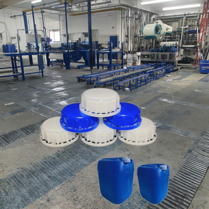 Tapa de cubo de plástico de 25 y <span class=keywords><strong>20</strong></span> <span class=keywords><strong>litros</strong></span>, olla de aceite apilable y tapa de hervidor de agua para almacenamiento de cubos, tambores de diseño exterior, cubos y barriles - Product Image 2