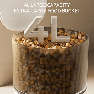Distributore Automatico di Cibo per Cani e Gatti in Plastica Resistente con Controllo WiFi, Capacità 4L, Design Impermeabile, Alimentazione Remota tramite App - Product Image 4