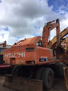 Buen Precio usado rueda excavadora andante EX160WD en buenas condiciones con ingeniero para venta - Product Image 2