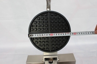 Gaufrier électrique 220V, sans bâton, tête unique, commercial, de haute qualité, pour belgique, prix d'usine, nouveau