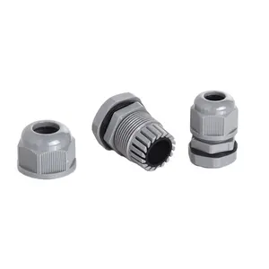 PINJI high protective grey color plastic cable gland nylon PG13.5 for electrical wire