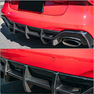 Diffusore paraurti posteriore in fibra di carbonio RS7 a secco puro per AUDI RS7 Sportback Hatchback 4 porte 2021 - Product Image 5