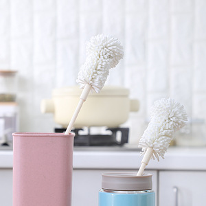 Cepillo de limpieza ecológico Zenidoo Nano Sponge Bottle Brush, limpiador de pajitas hecho de silicona y PP, color personalizado para limpieza de vasos. - Product Image 3
