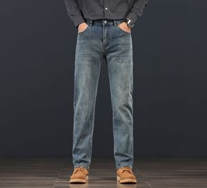 Nouveaux jeans pour hommes printemps-automne, style coréen, coupe <span class=keywords><strong>slim</strong></span>, extensibles, taille mi-haute, jambe droite, pantalon décontracté - Product Image 1