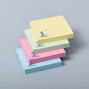 Papeterie personnalisée avec logo, bloc-notes autocollant en papier offset, bloc-notes adhésif 3x3 pouces avec impression du logo de l'entreprise - Product Image 2