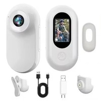 Nouveau mini caméscope 360 degrés pour vlogging, caméra à bas prix, clip dorsal / collier portable pour animaux de compagnie, vidéo, photo, action, sports, 1080P