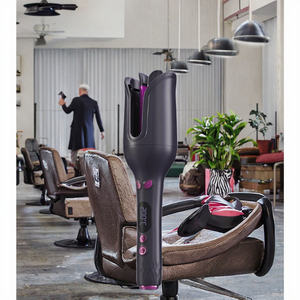 Fer à boucler électrique professionnel rotatif automatique portable à long tube en céramique, modèle ellipse, pour femmes GENAI ZC890 – Meilleures ventes - Product Image 3
