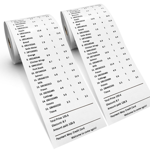 ม้วนกระดาษใบเสร็จความร้อนขนาด 57x50 80x80 ปราศจากสาร BPA สำหรับเครื่องบันทึกเงินสด POS สำหรับร้านค้าปลีก - Product Image 4