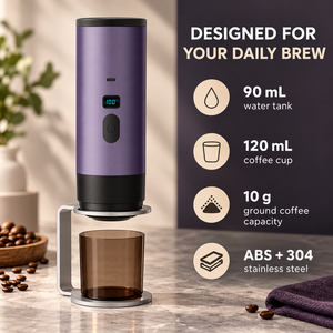 Cafetera Espresso Portátil 3 en 1, Automática, Funciona con Batería, Mini, Multifuncional, para Cápsulas, OEM - Product Image 6