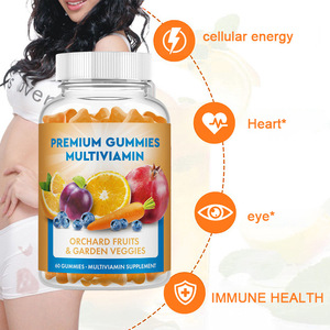 วิตามินรวมรสผลไม้สำหรับผู้ใหญ่ วิตามินบีรวม บี12 วิตามินกัมมี่สำหรับผู้ใหญ่ 80 เม็ด วิตามินและอาหารเสริม วิตามินรวมแบบกัมมี่ - Product Image 3