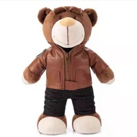Peluches d'ours pour motards, ours en peluche personnalisés avec logo pour les cadeaux promotionnels des concessionnaires 4S