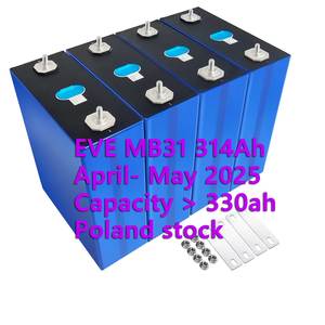 EU kho 3.2V 314ah lăng trụ 48V pin lithium di động 8000 chu kỳ mb31 280ah 320ah 330ah Công suất thực 314ah LiFePO4 akku 330ah + - Product Image 2