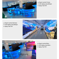Système complet de mur vidéo LED haute résolution 500x500mm panneau LED 2.6mm 2.9mm 3.91mm pas de pixels écran extérieur intérieur