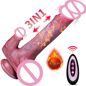 อวัยวะเพศชาย<span class=keywords><strong>ปลอม</strong></span>แบบซิลิโคน<span class=keywords><strong>ขาย</strong></span>ดี พร้อมระบบสั่นแบบยืดหดอัตโนมัติเต็มรูปแบบ สำหรับผู้หญิง เนื้อนุ่มเหมือนจริง - Product Image 1