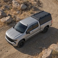 Hochfeste Hardtop-LKW-Abdeckung aus Fiberglas mit Aluminiumstruktur für Pickup-Ladeflächen und hohe Ladevolumen