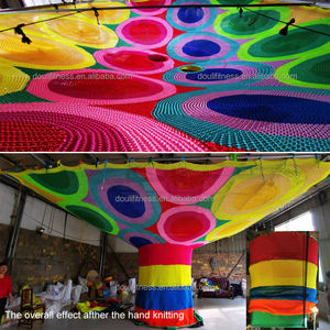 Aire de jeux pour enfants personnalisable, structure de jeu intérieure en corde tressée, arbre arc-en-ciel, <span class=keywords><strong>trampoline</strong></span> combiné, équipement de parc d'attractions - Product Image 4