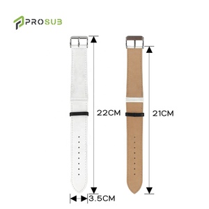 Prosub Diy Impression par sublimation personnalisée pour bracelets de montre <span class=keywords><strong>Apple</strong></span>, bracelet de montre en cuir PU vierge pour sublimation - Product Image 1