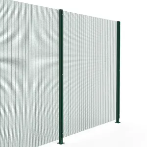Kualitas Terbaik 358 panel pagar Anti panjat Harga kompetitif jaring besi keamanan pagar penjara untuk dijual
