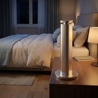 Diffuseur d'huiles essentielles sans eau, électrique, en acier inoxydable, 100 ml, rechargeable, télécommande, contrôlé par application, pour la maison et l'hôtel