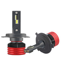 Ampoule de phare de voiture Z10 Mini à très haute luminosité, haute puissance 60W 16000LM CSP 3570 6500K DC 11-30V, double tube en cuivre pour dissipation thermique