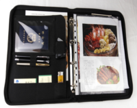 Portafolio Multifuncional de Cuero PU Personalizado con Logotipo Grabado, Carpeta de Archivos para Oficina, Bolsa Portadocumentos con Clip para Bloc de Notas