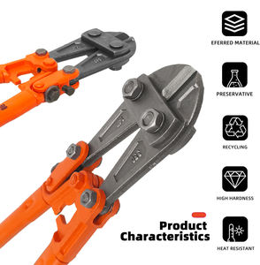 Coupe-boulons industriel robuste en acier de 14 pouces avec poignée MN CRV et poignée en plastique pour la coupe de boulons, chaînes, serrures et fils - Product Image 5