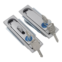 Serrure de poignée de meuble MS712 étanche en alliage de zinc pour armoire de distribution électrique, appareillage électrique, rack de serveur