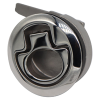 ZD pièces marines poignée de levage à traction ronde serrure de loquet 316 acier inoxydable bateau trappe loquet Yacht armoire serrure à came