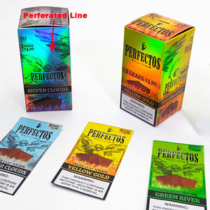 Kostenlose Muster Verpackung Hersteller Theken-Einzelhandel Karton Vorlagen Papier Display Kundenspezifische Rollen Zigarren-Verpackungsboxen - Product Image 1