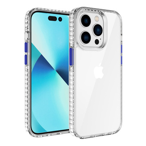 Cho <span class=keywords><strong>iPhone</strong></span> 16 rõ ràng trường hợp trường hợp điện thoại tùy chỉnh pha lê PC TPU Bìa điện thoại trong suốt trường hợp rõ ràng cho <span class=keywords><strong>Iphone</strong></span> 14 15 16 Pro Max - Product Image 3