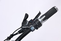 Vélo électrique de neige 26 pouces avec moteur arrière, batterie lithium, cadre en alliage d'aluminium, freins à double disque, pneus Shark Fat – Vélo adulte