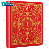 Classeur pour cartes à collectionner en cuir PU résistant à l'eau TC, avec fermeture éclair, album rembourré, coutures renforcées et sangle de transport