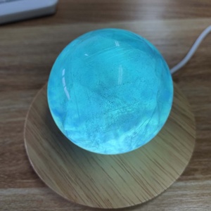 Esfera <span class=keywords><strong>de</strong></span> Cristal <span class=keywords><strong>de</strong></span> Cuarzo Transparente, Fluorita, Cristal Curativo, Esfera <span class=keywords><strong>de</strong></span> <span class=keywords><strong>Feng</strong></span> <span class=keywords><strong>Shui</strong></span> Azul Natural, Decoración, Venta al Por Mayor, CN;JIA - Product Image 2