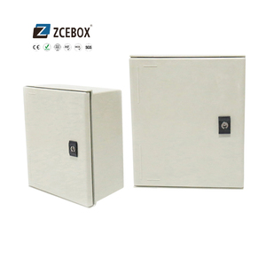 ZCEBOX OEM SMC <span class=keywords><strong>Ip65</strong></span> ファイバーグラス防水エンクロージャ ヒンジ付きプラスチックポリエステル電気配電ボックス - Product Image 2