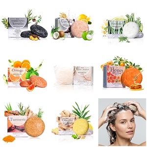 Natural <strong>Rice</strong> <strong>Shampoo</strong> <strong>Bar</strong> for Fine Oily Hair Volumizing Oil Control Strengthening Roots Solid Sulfate Free Vegan Cold Process - Product Image 3