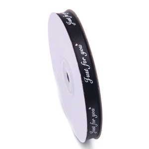 E-ma Thuật bán buôn tùy chỉnh in polyester ribbon với chỉ cho bạn cho Gói Quà 10mm 3/8 inch Chiều rộng OEM dịch vụ - Product Image 2