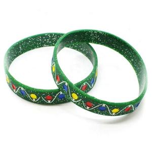 Pulsera de identificación personalizada al por mayor pulsera de silicona 20mm pulsera de goma luminosa deportiva - Product Image 3