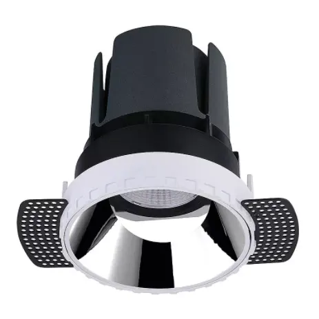 Fillux yuvarlak enerji tasarrufu sınırsız 20w yansıma önleyici LED kapalı kısılabilir spot tavan gömme kısılabilir aydınlatma Downlight