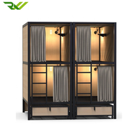 Lit superposé adulte fer capsule lit pour école métal double decker lit simple/jumeau