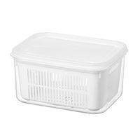 Boîte de rangement pour réfrigérateur, cuisine, préparation alimentaire, conservation des aliments de qualité alimentaire, fruits, légumes, œufs, organisateur de congélateur, plastique