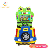 Simulateur de course vidéo pour enfants Golden Hand Green Frog Flame Racer, jeu à monnayeur, pour les plus de 8 ans, avec logo/graphisme personnalisé