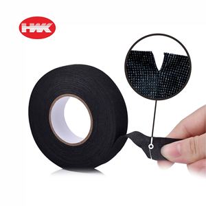 Cinta protectora de arnés de cableado automotriz a prueba de fuego negra HWK, tela resistente al calor para envolver el coche, advertencia acrílica de fusión en caliente - Product Image 3