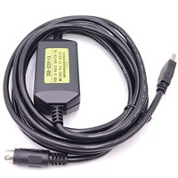 Cable de programación USB a Mini Din de 8 pines para Mitsubishi MELSEC adaptador USB a RS422 para Mitsubishi PLC FX3U FX Series