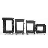 Châssis de performance pour équipement audio 8U/12U/14U/16U, boîtier d'amplificateur, console de mixage, rack, caisse de scène, boîtier aviation