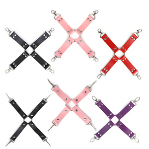 Hebilla de Cuero en Forma de Cruz Multicolor, Accesorio SM para Adultos - Product Image 1