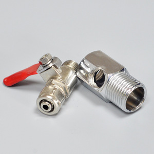 Válvula de bola en T para entrada de purificador de agua, conector de 4.5 a 3.5 a 2.5 para adaptador de grifo de cocina, tamaño de tubería de 1/2 pulgada - Product Image 3