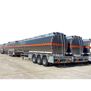 Prix d'usine en acier inoxydable/aluminium semi-remorque citerne de carburant pour essence et diesel remorques de camion - Product Image 1