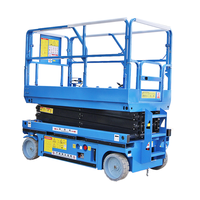 Plateforme élévatrice à ciseaux électrique automotrice CHANGDING, hauteur de travail 6m, capacité 113kg, acier au manganèse haute résistance, commande fiable