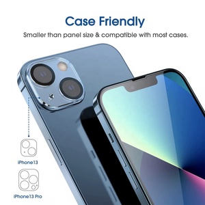 For iPhone 16 Promax Transparent Camera Lens <strong>Protector</strong> Glass for IPhone 15 14 13 12 Pro Max 12 11 <strong>Back</strong> Cover Screen <strong>Protector</strong> - Product Image 3