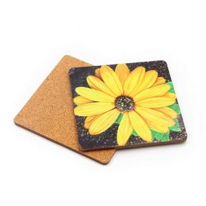 Sous-verres personnalisés de luxe en MDF imprimé, motif Mandala, grand format - Product Image 2